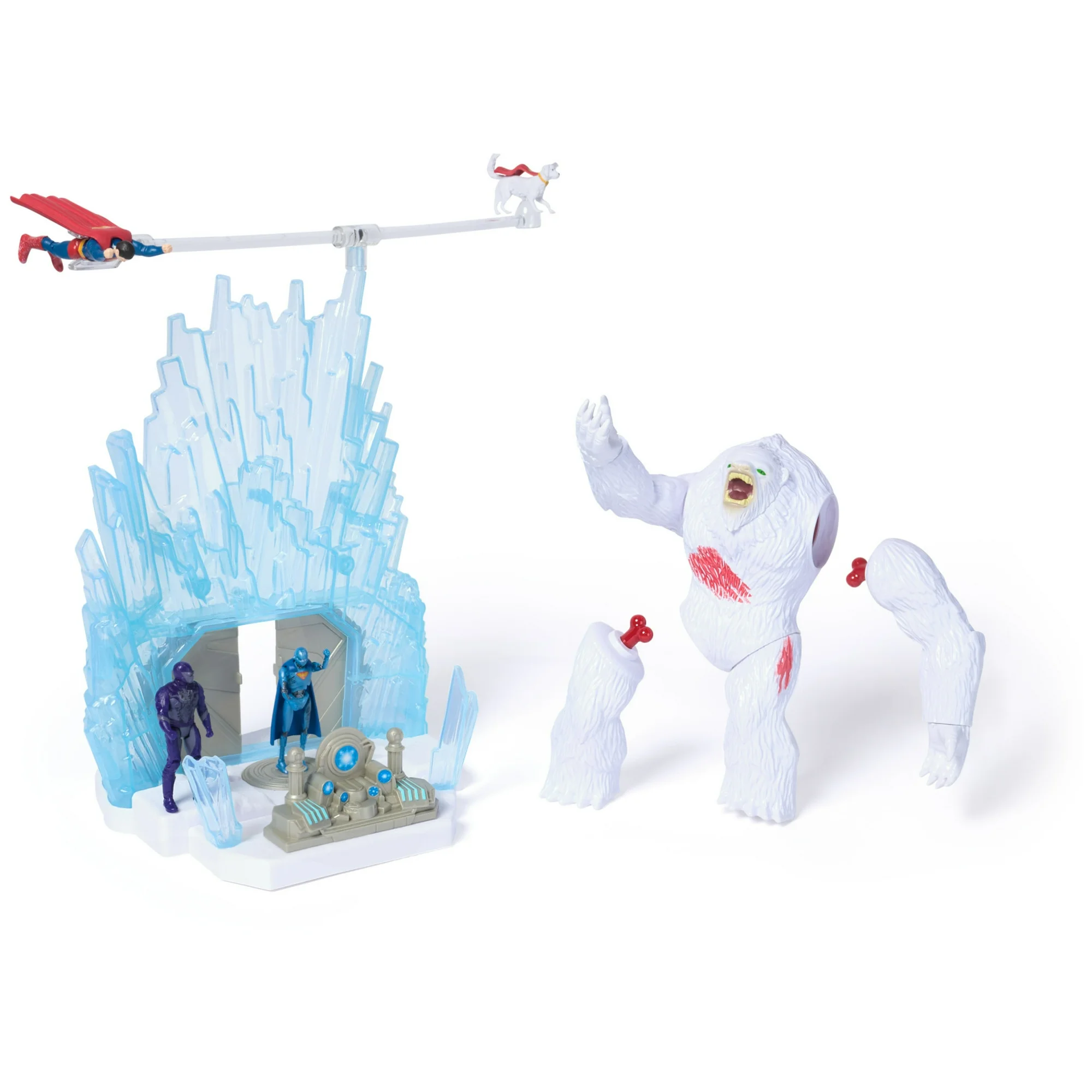 NEW Spin Master Superman Fortress Of Solitude Battle Set. (Wal