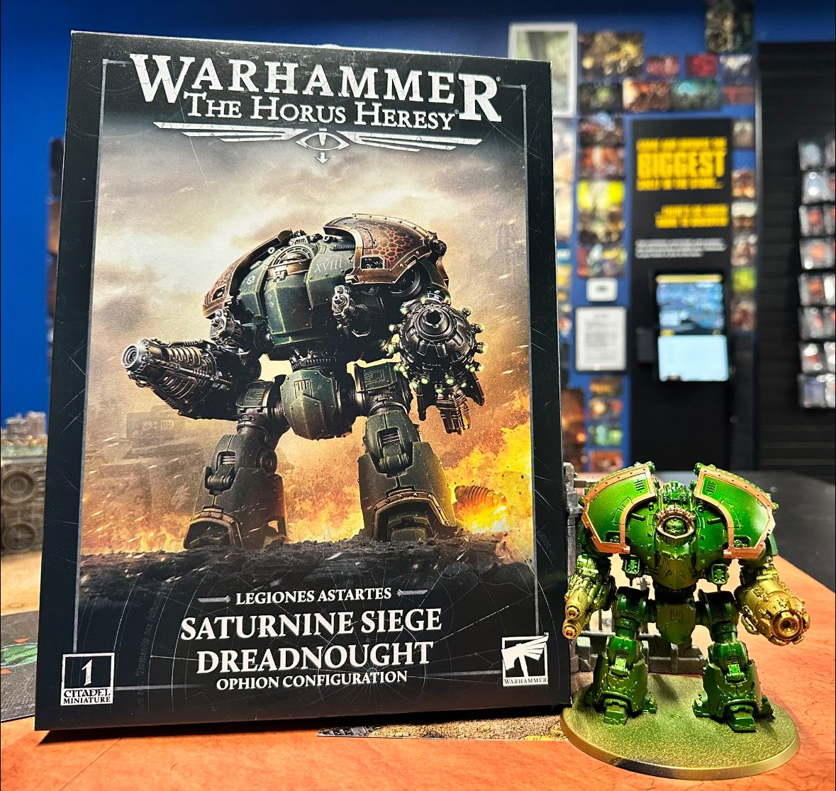 The Saturnine Siege Dreadnought for The Horus Heresy is now