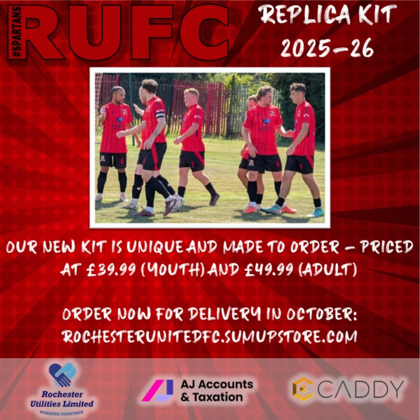🔴⚫ REPLICA KIT 🔴⚫ Our kit is available... - Rochester United | Facebook