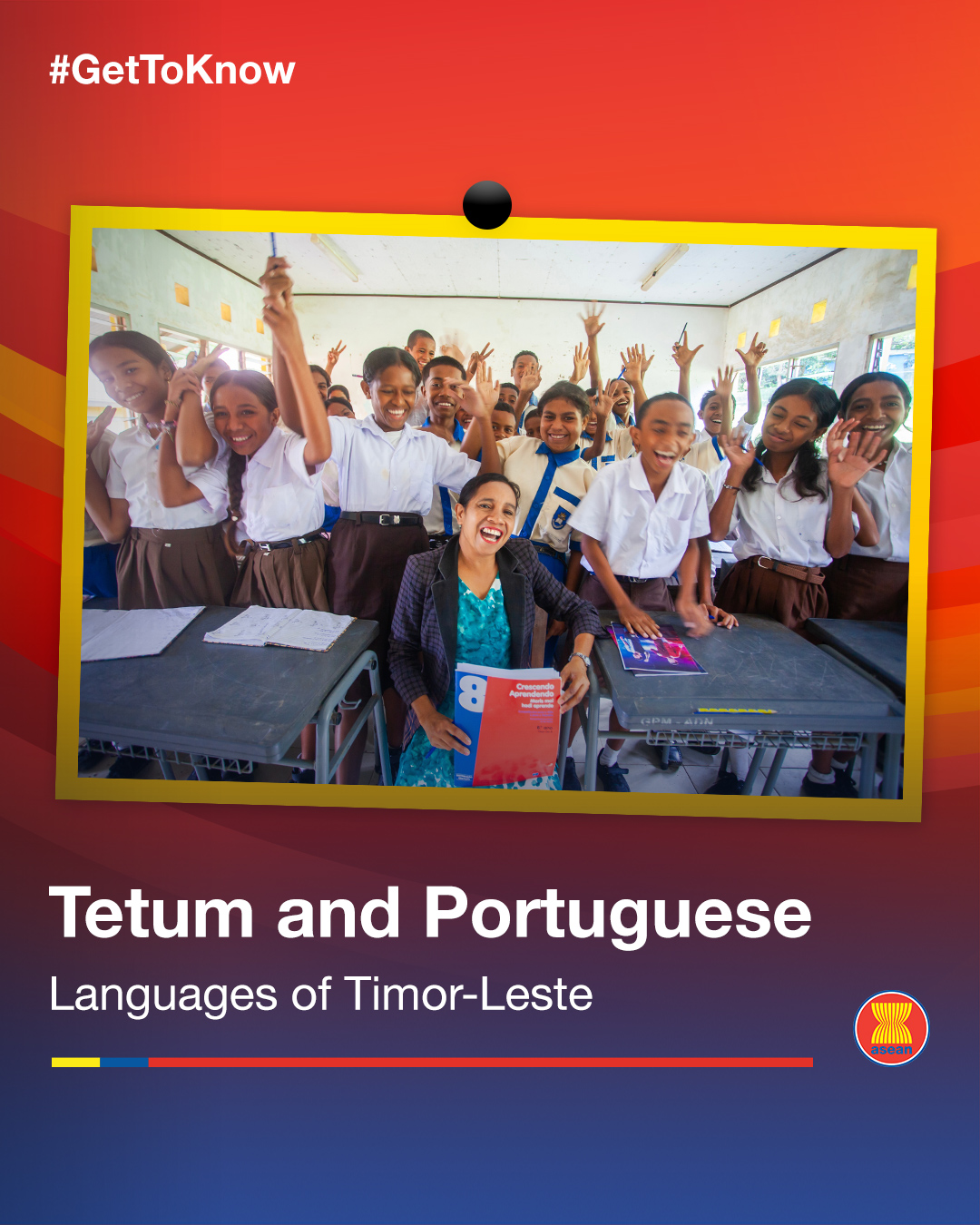 ASEAN - Tetum, one of the official languages of Timor-Leste, stands ...