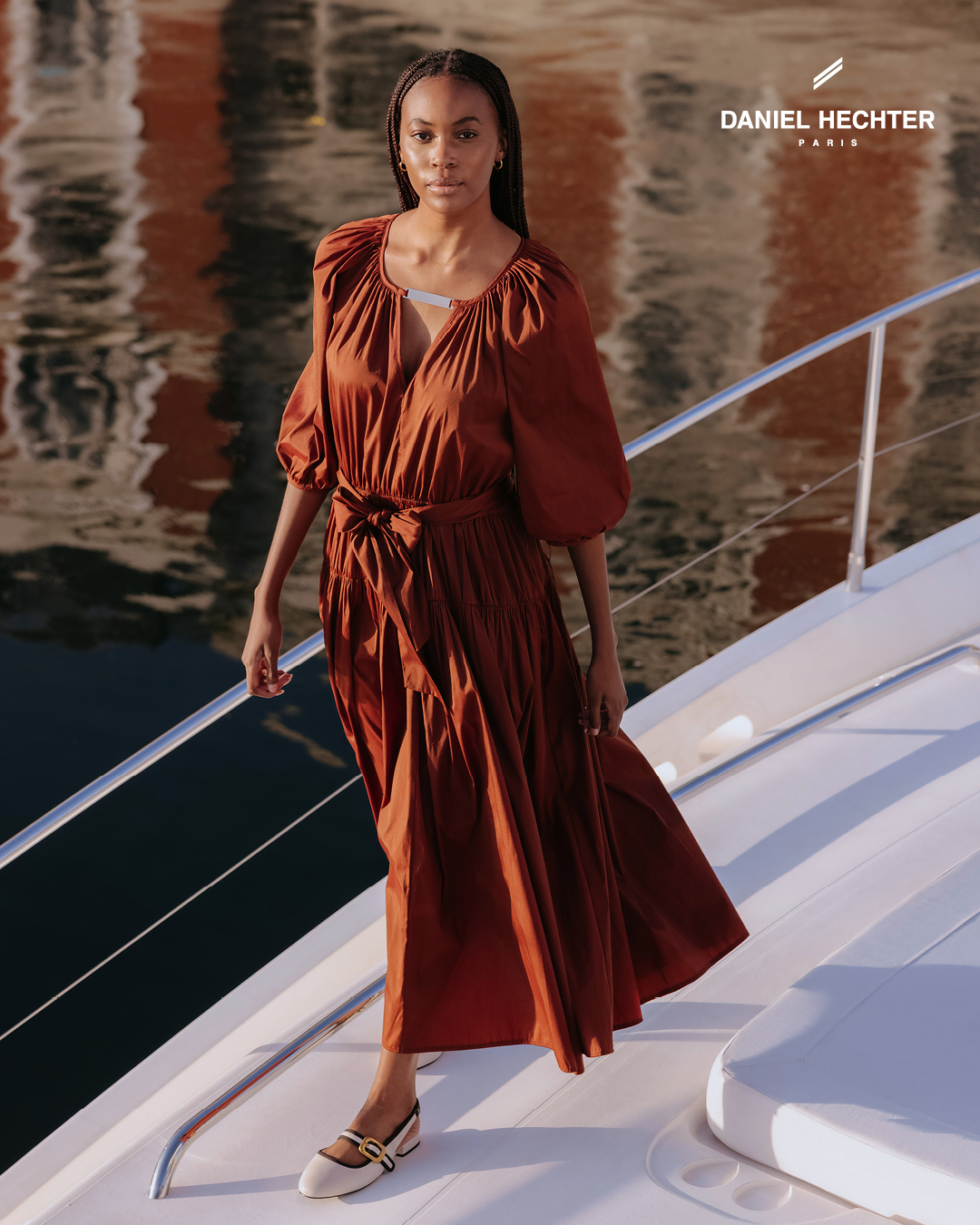 Summer ready with fresh, effortless styles from Daniel Hechter. 🤍 Daniel Hechter Brown Rust Tiered Dress R1150 (3206961): https://ow.ly/4ILc50WUuAN Daniel Hechter Beige Slingback Sandals R550 (3209912