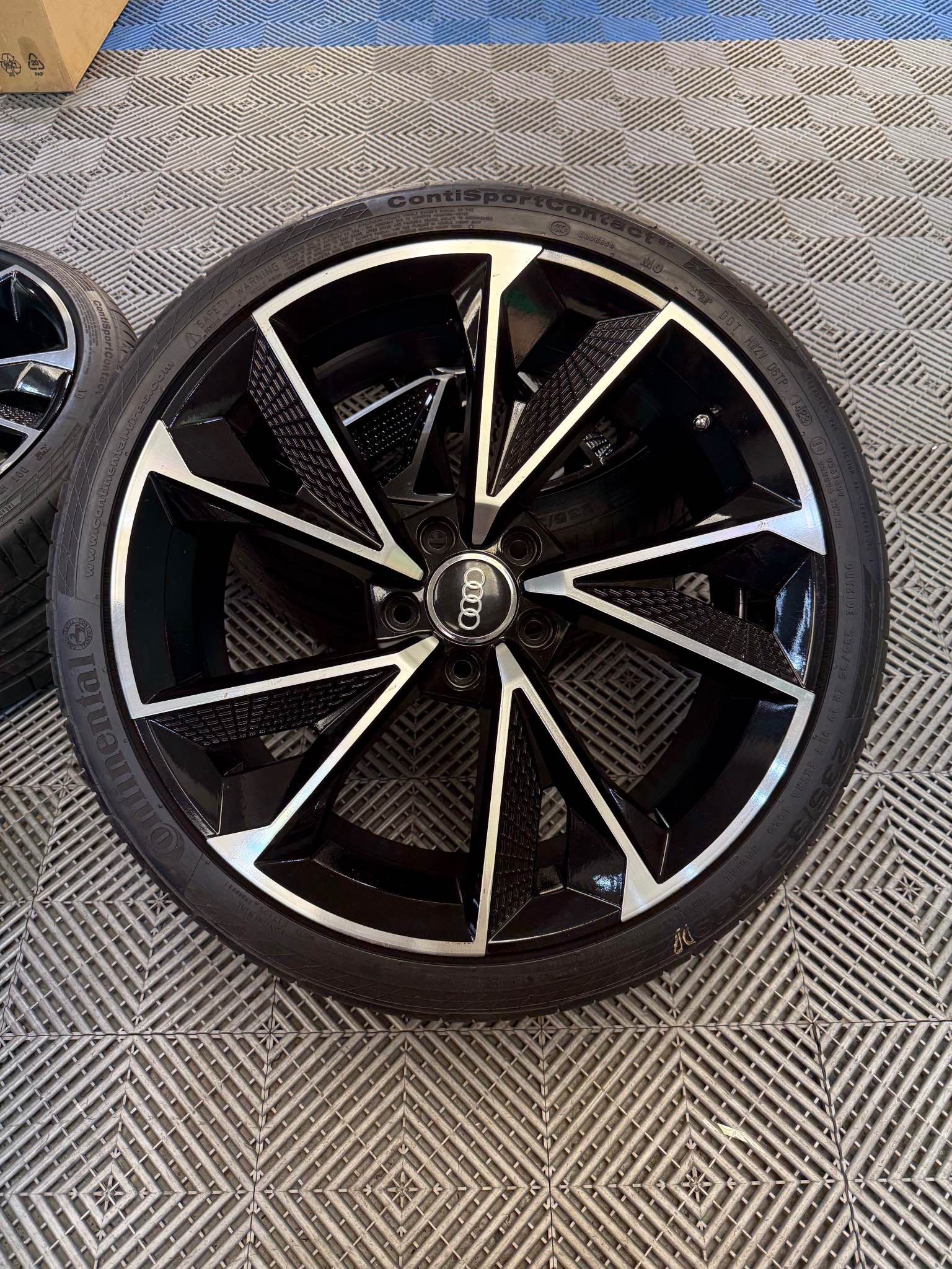 Llantas Audi RS6 replica con cubiertas continental - Car Wheels, Tires ...