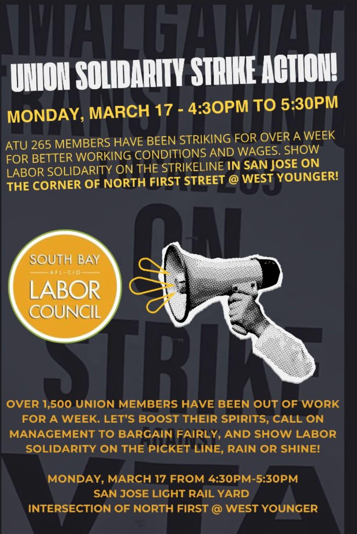 Amalgamated Transit Union Local 265 | Campbell CA