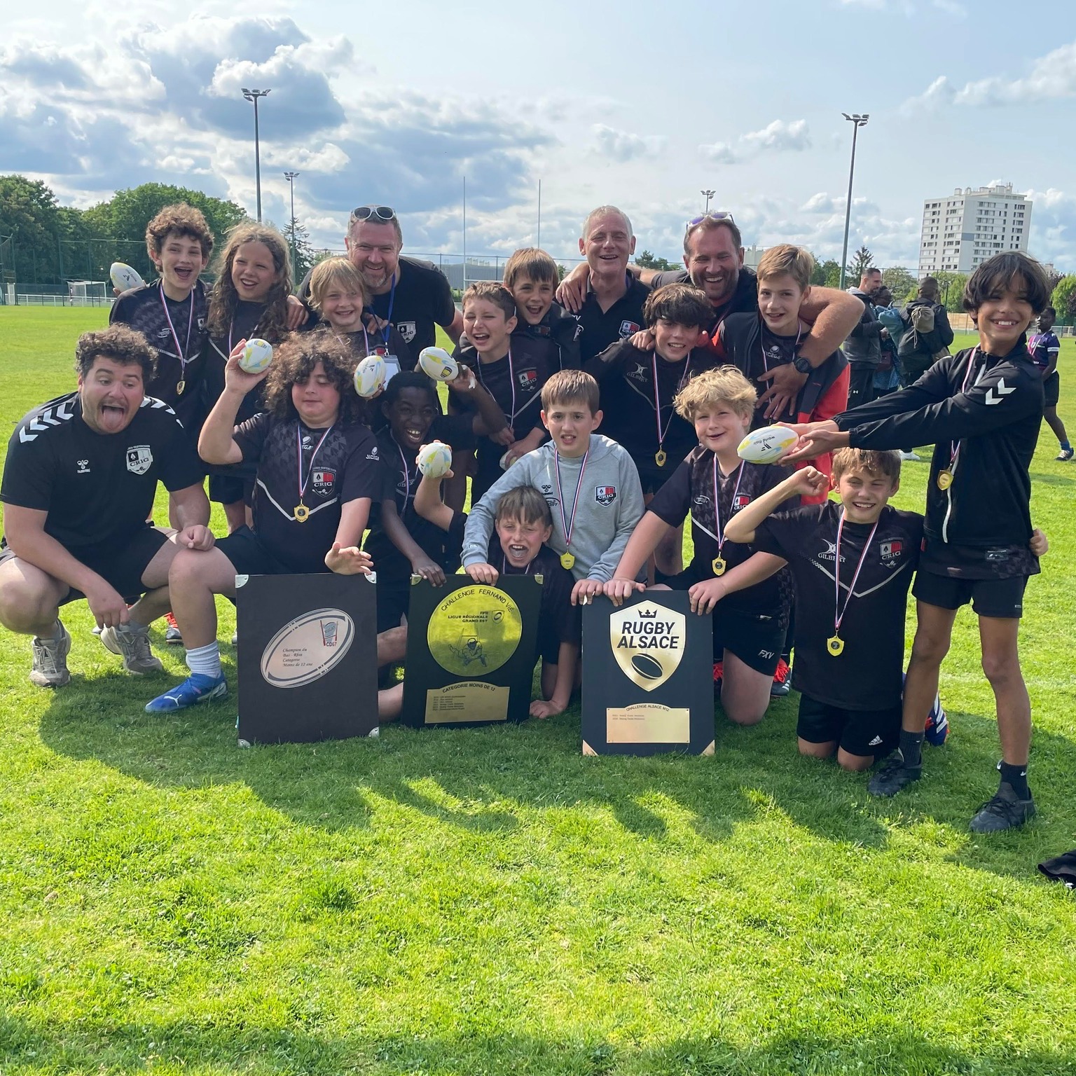 CRIG - 🏉 Nos M12 réalisent Le Grand Chelem en remportant le challenge ...