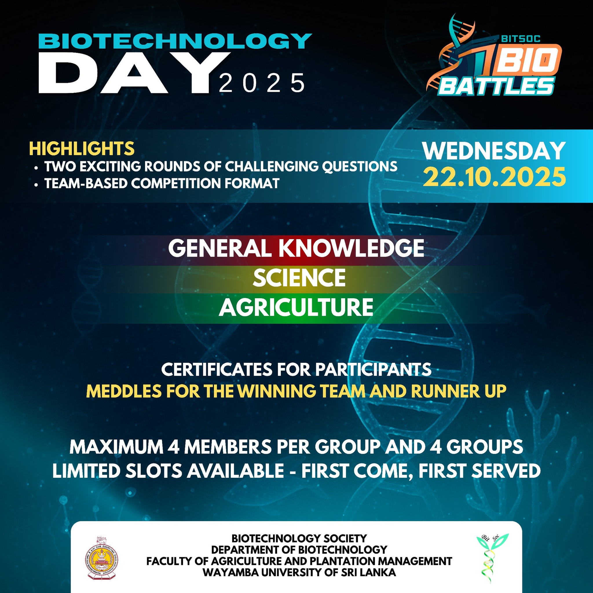🚀🧬 Gear Up for the... - Biotechnology Society - Bitsoc | Facebook