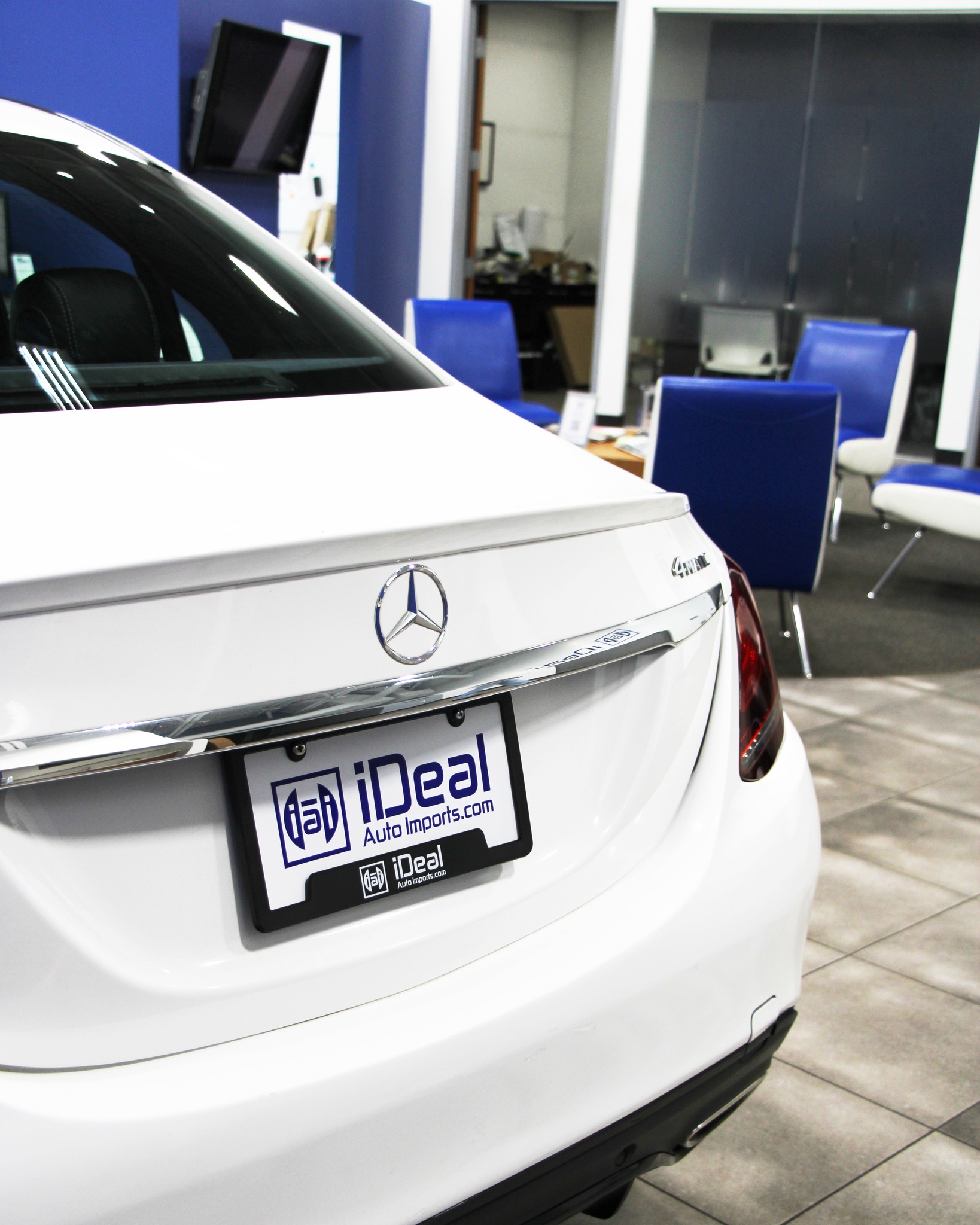 Get out of the cold and comfortably shop for your next car in our