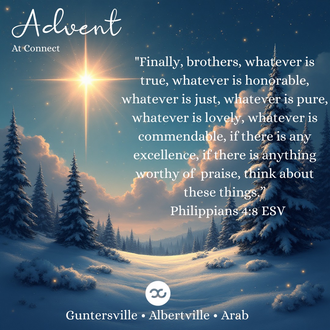 Connect - Peace is not passive, but active. Focus on God as provider ...
