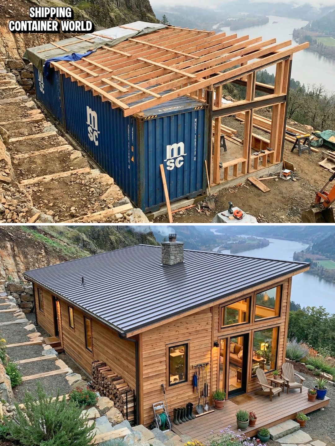Shipping - They Used Just 2 Containers to Build This Million Dollar ...