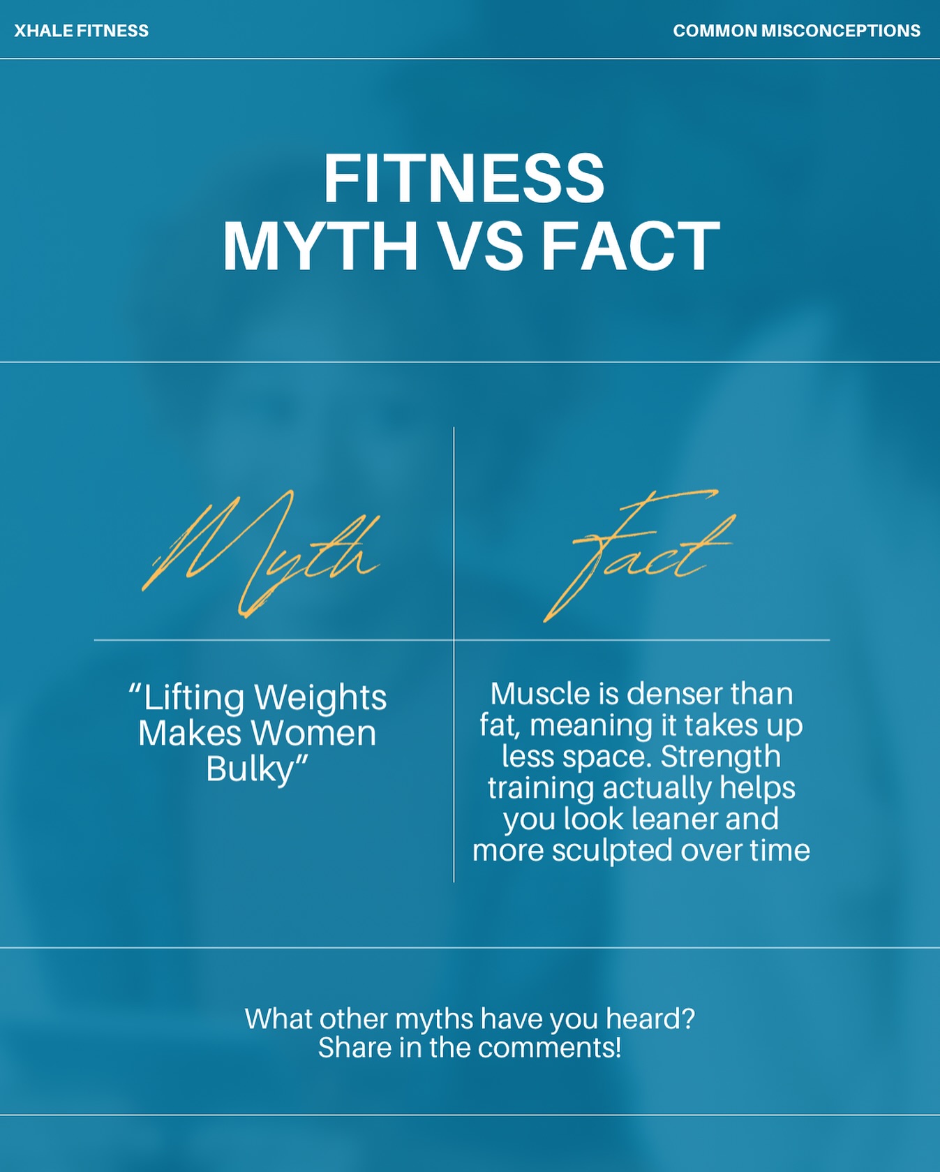 Xhale - “Lifting weights will make you bulky”—let’s bust this myth once ...