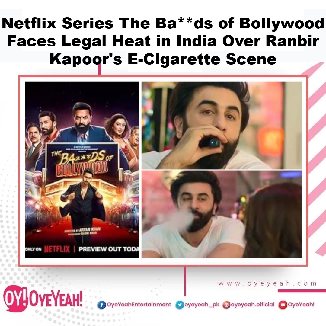 Legal heat on TheBa***ds Of Bollywood! 🚨 Ranbir Kapoor's vape cameo in the  Netflix series triggers NHRC complaint for violating India's e-cigarette  ban. The Human Rights Commission demands strict action against Kapoor,