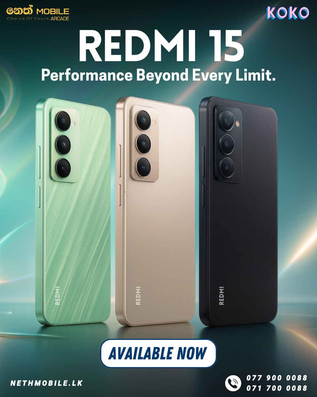 Neth - Experience the power of the all-new Redmi 15! Built for ...