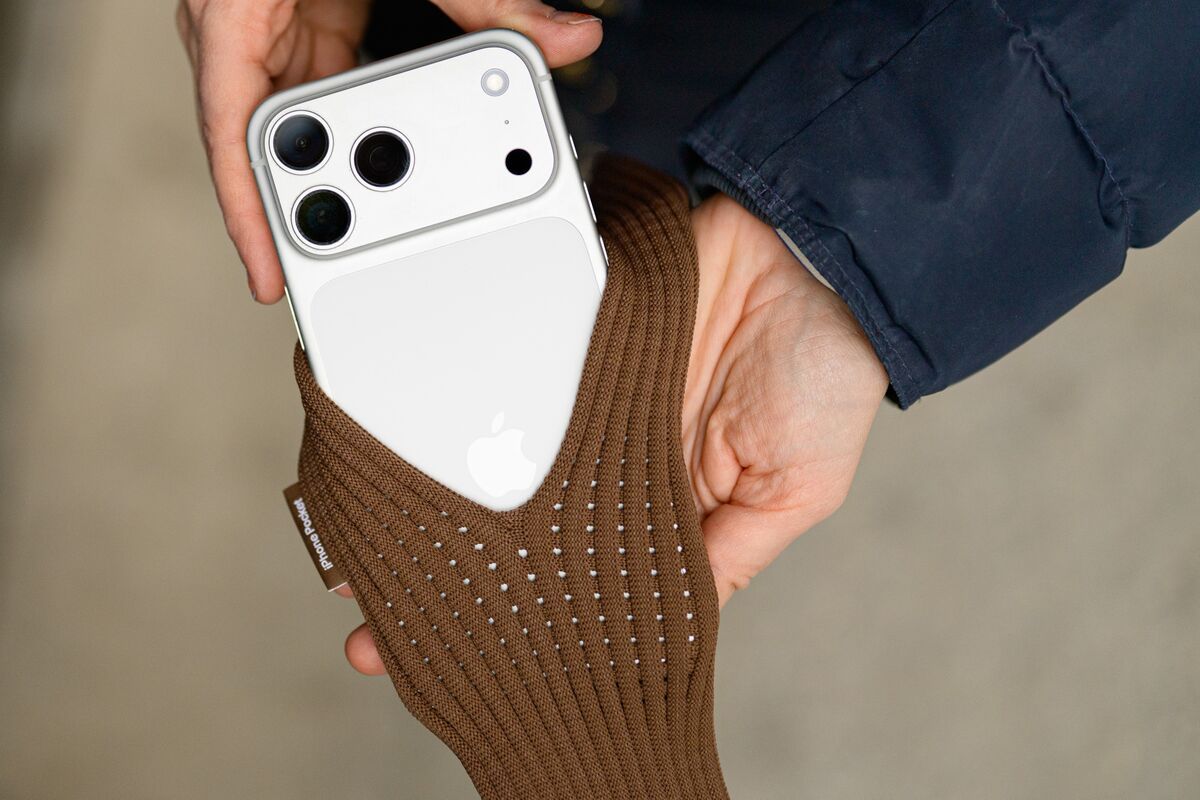 A look at Apple's $230 iPhone Pocket, a cloth pouch made in