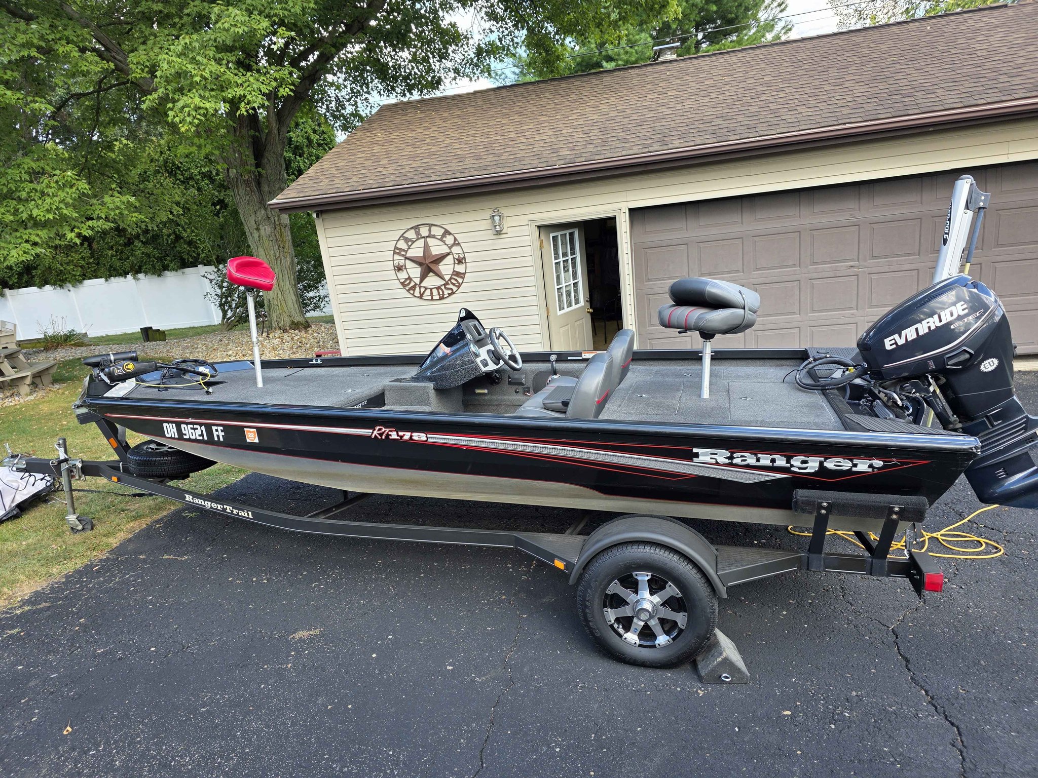 2013 ranger rt178 50hp eninride no issues at all about 60hrs 45 lb minn ...
