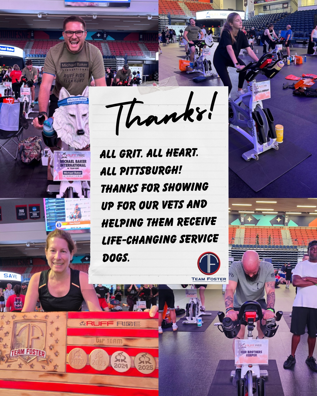 Team - Thank you, Pittsburgh! Ruff Ride PGH 2025 was an incredible 24 ...