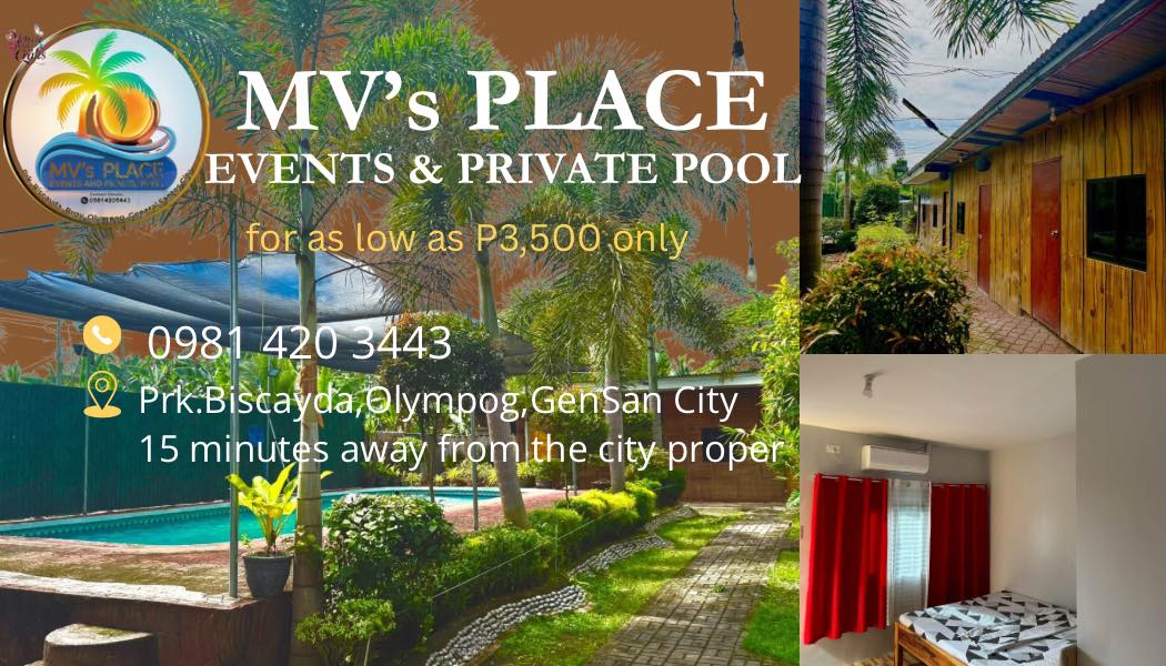 MV's PLACE Events and Private Pool | General Santos City