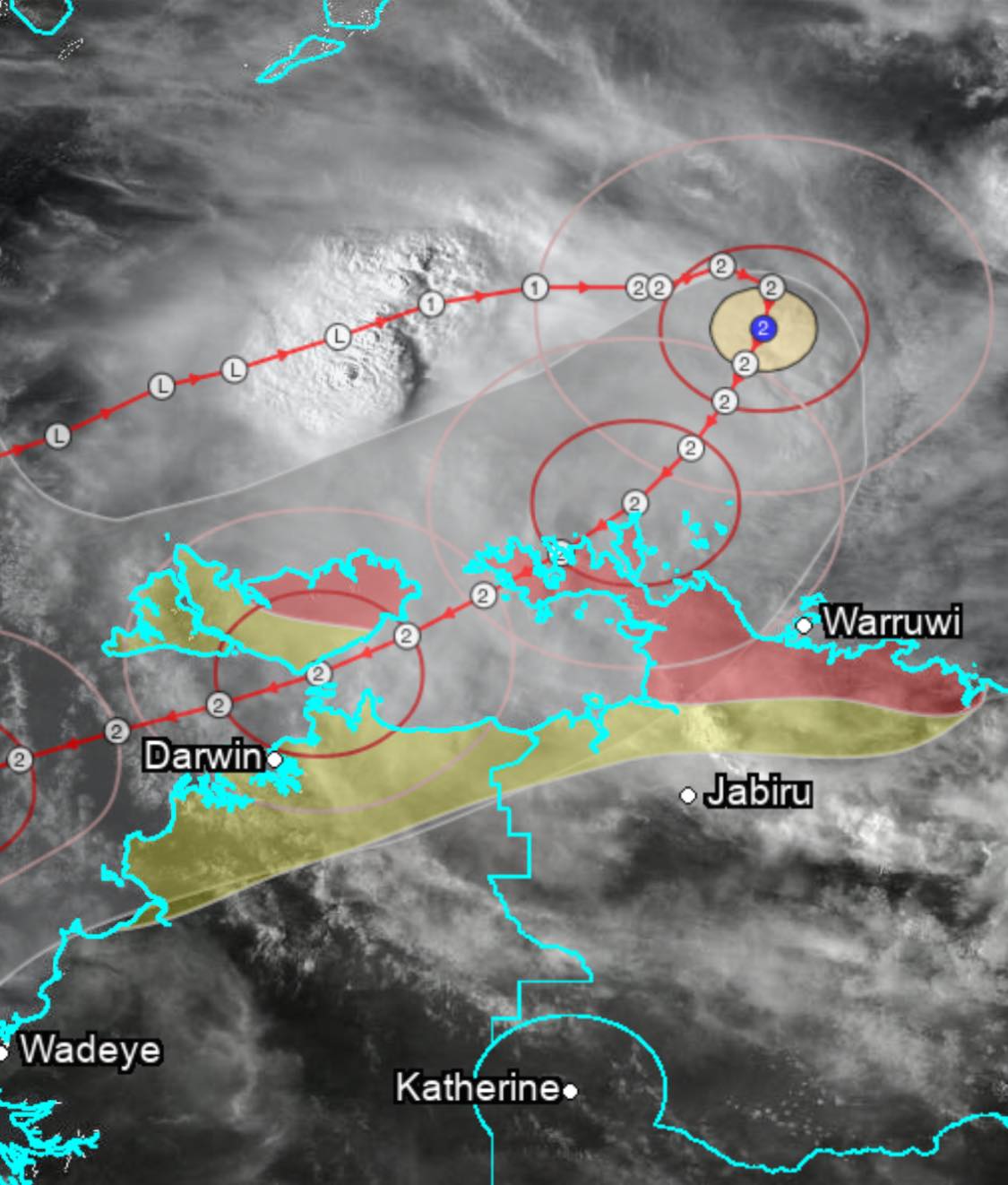 Weather - Good afternoon folks. Here is the latest track map update of ...