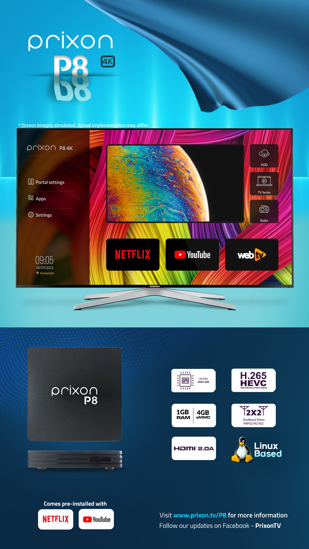 Prixon - Discover the Next Generation. The new P8 4K. It's... | Facebook