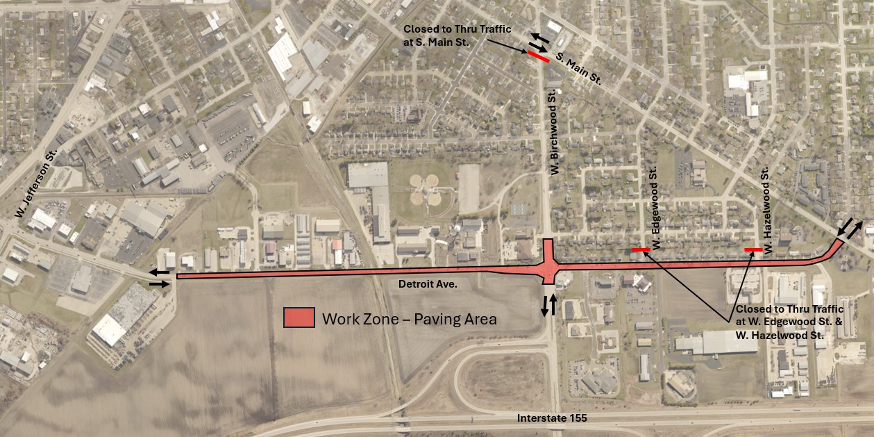 Village - Starting tomorrow, paving operations will begin on Detroit ...