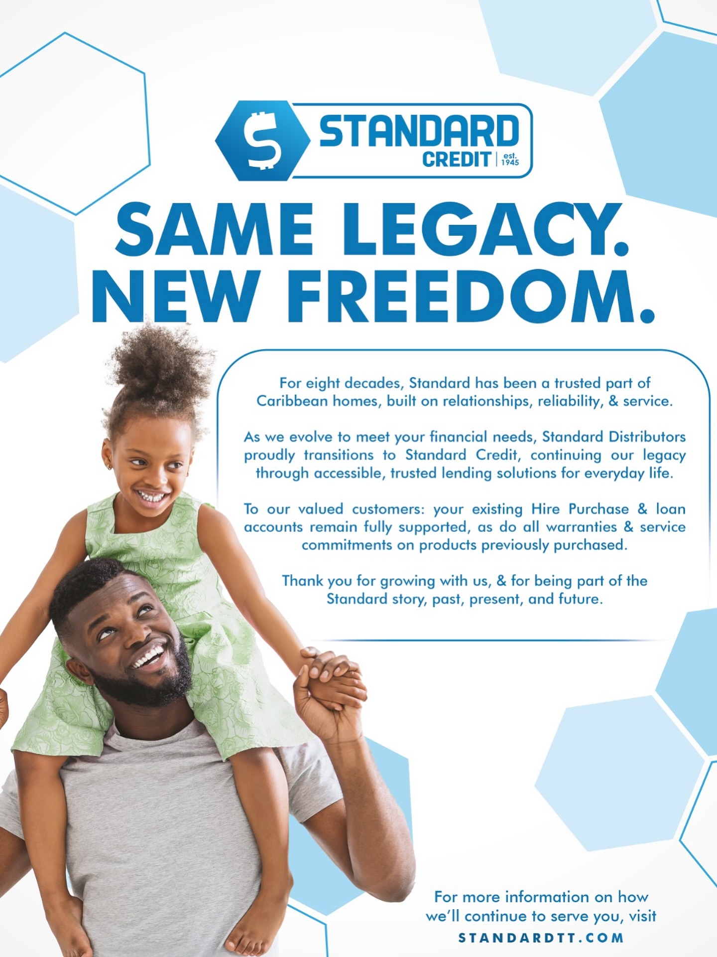 Standard - Same legacy. New freedom. Same Standard commitment. 💙 ...
