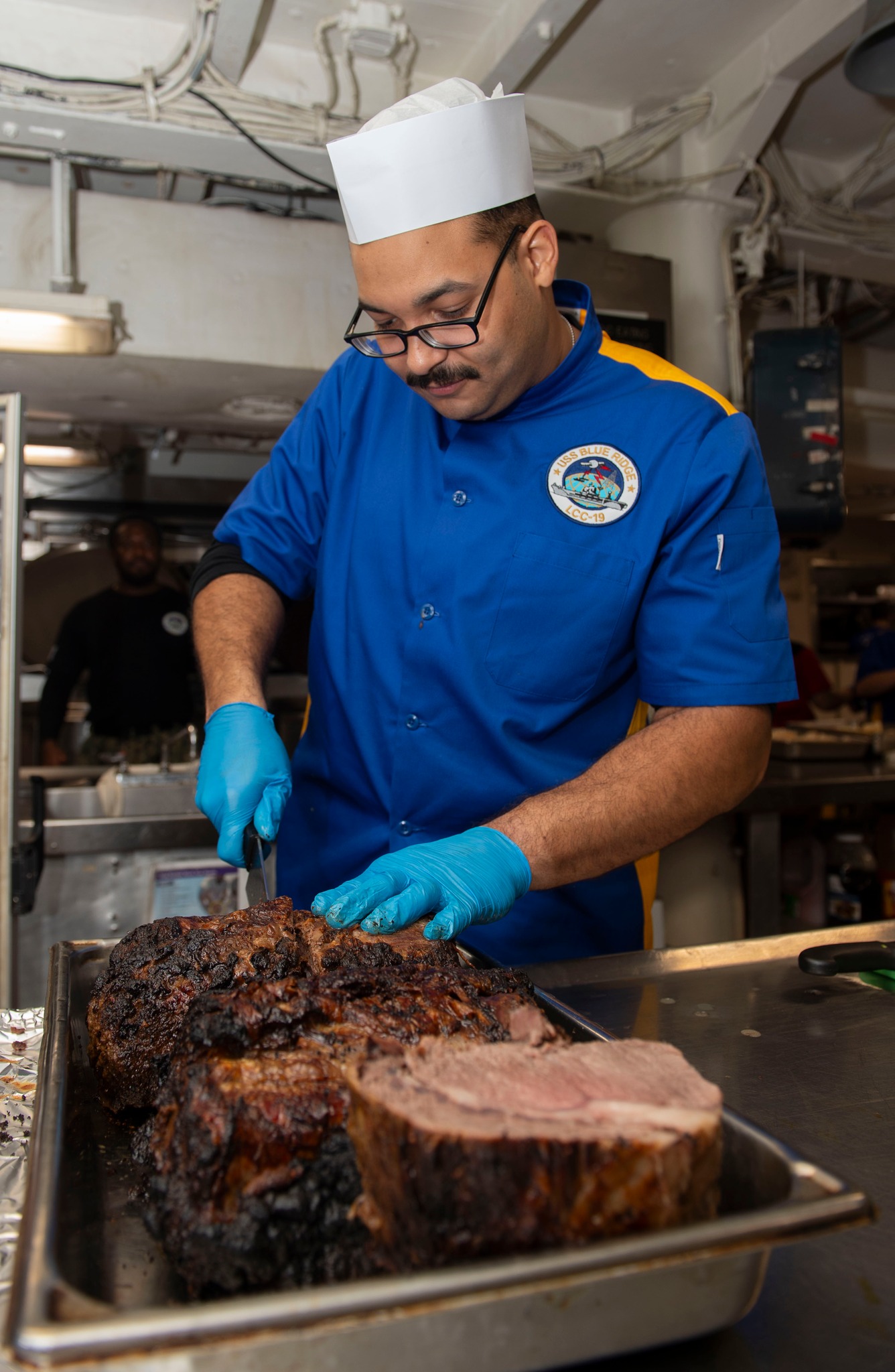 USS Blue Ridge (LCC 19) - JAVA SEA (May 20, 2012) Culinary Specialists ...