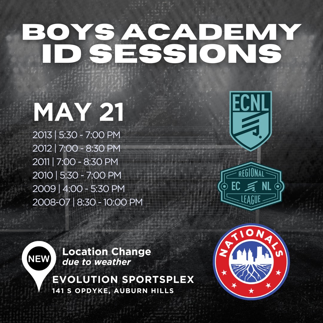 Nationals - 🚨 Boys Academy Talent ID Sessions – Wednesday, May 21! 🚨 📍 ...
