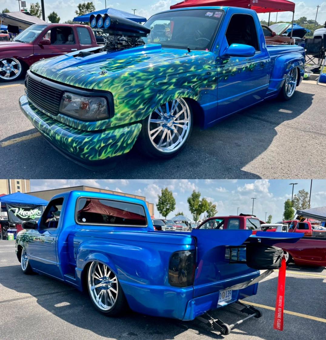 SICK - Bagged & Blown Ford Ranger at Tuckin in the Valley 🔥 | Facebook