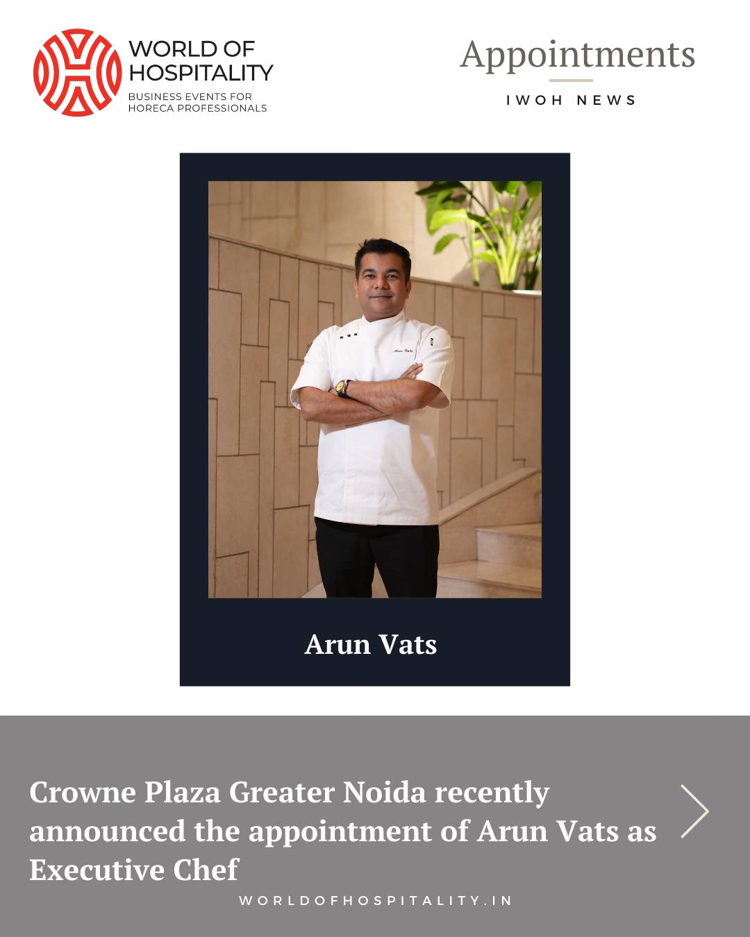 Crowne Plaza Greater Noida recently... - World of Hospitality | Facebook