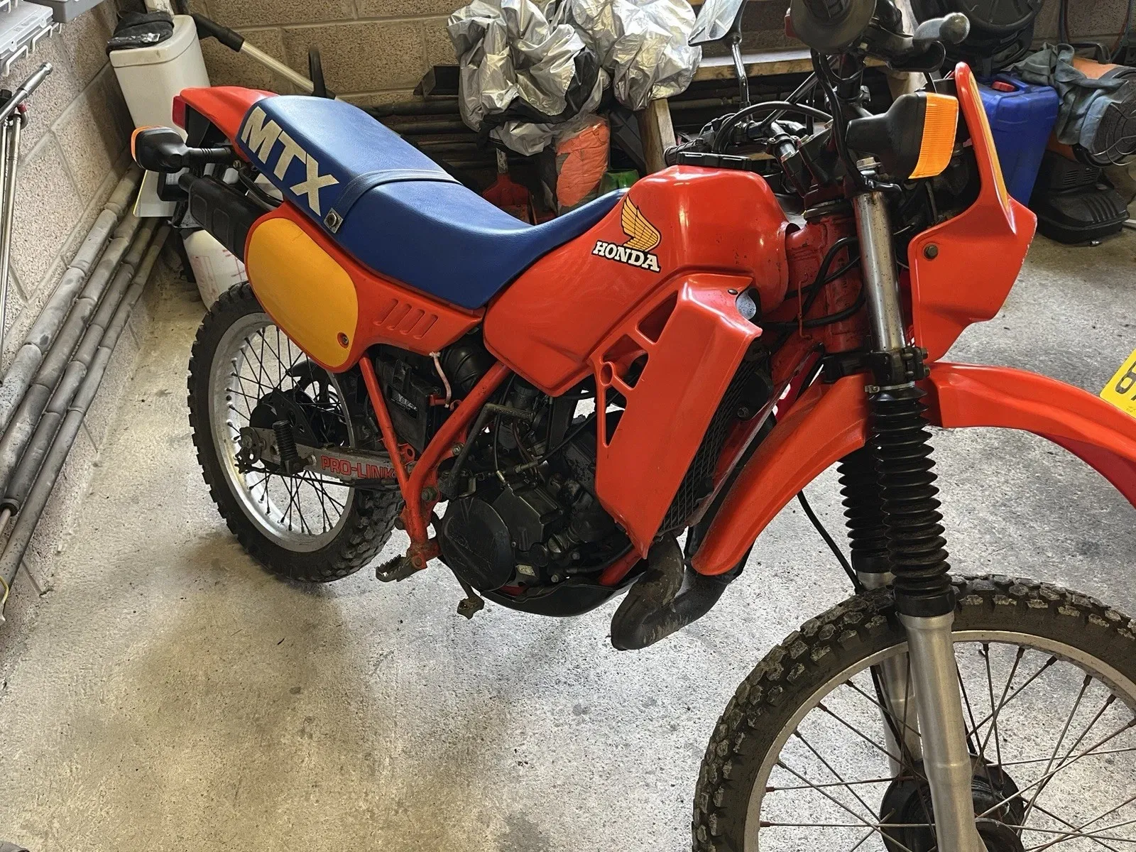 Check out this classic beauty: a 1983 Honda MTX 200 with just 