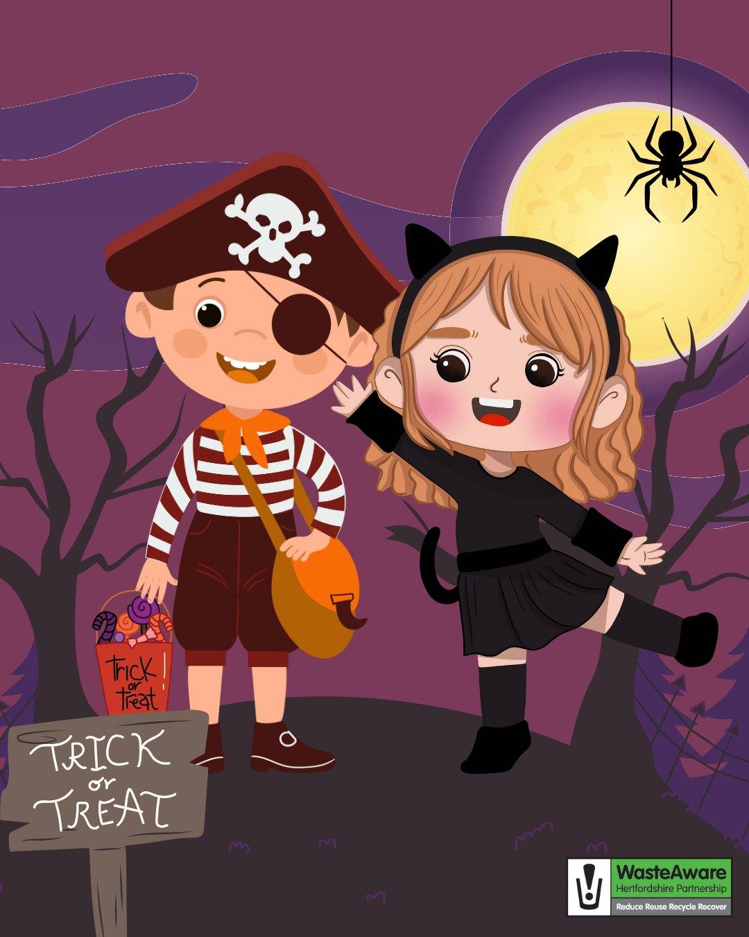 WasteAware - Trick or treat - but please no rubbish on the street 👻 Don ...