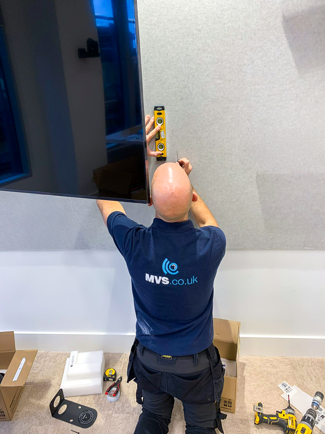 A few progress shots from an AV install... - MVS Audio Visual | Facebook