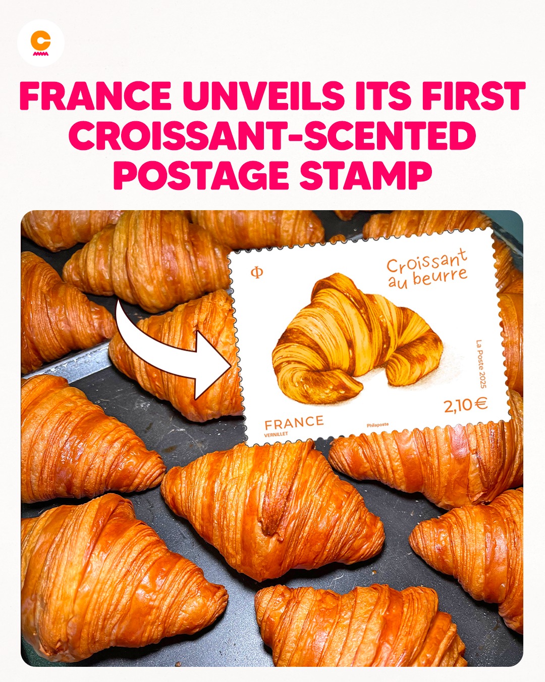 🥐 Smells like France in your mailbox! ✉️🇫🇷 Something buttery