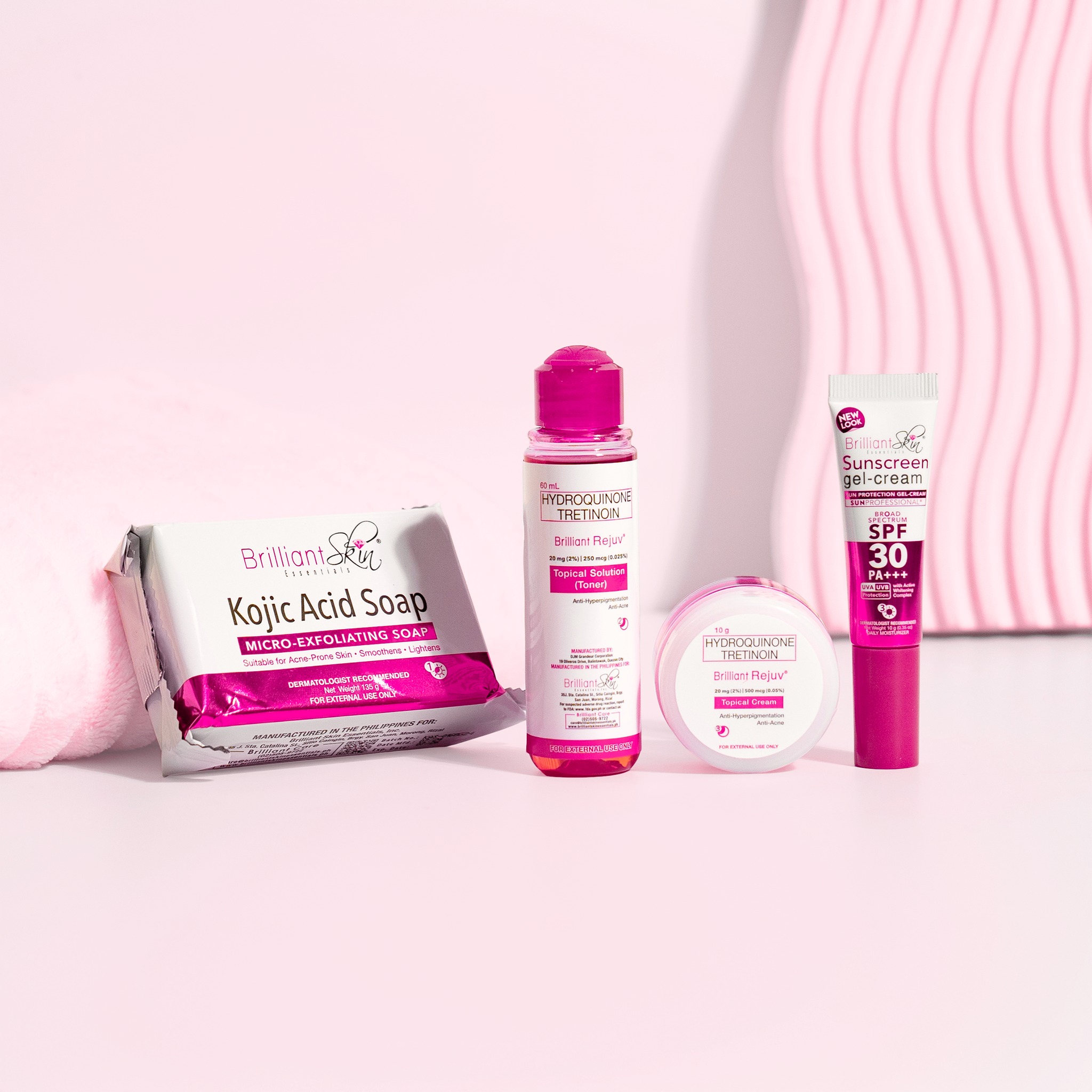 From gentle exfoliation to sun protection, Brilliant Rejuv® Set 