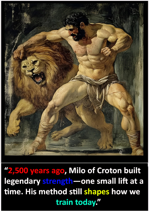 Historical - Nearly 2,500 years ago, the Greek wrestler Milo of Croton ...
