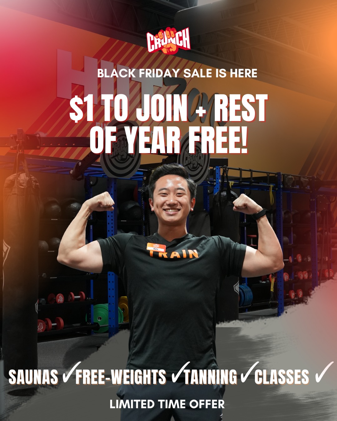Crunch - Black Friday is here and the deal is unreal 💥 Join Crunch for ...