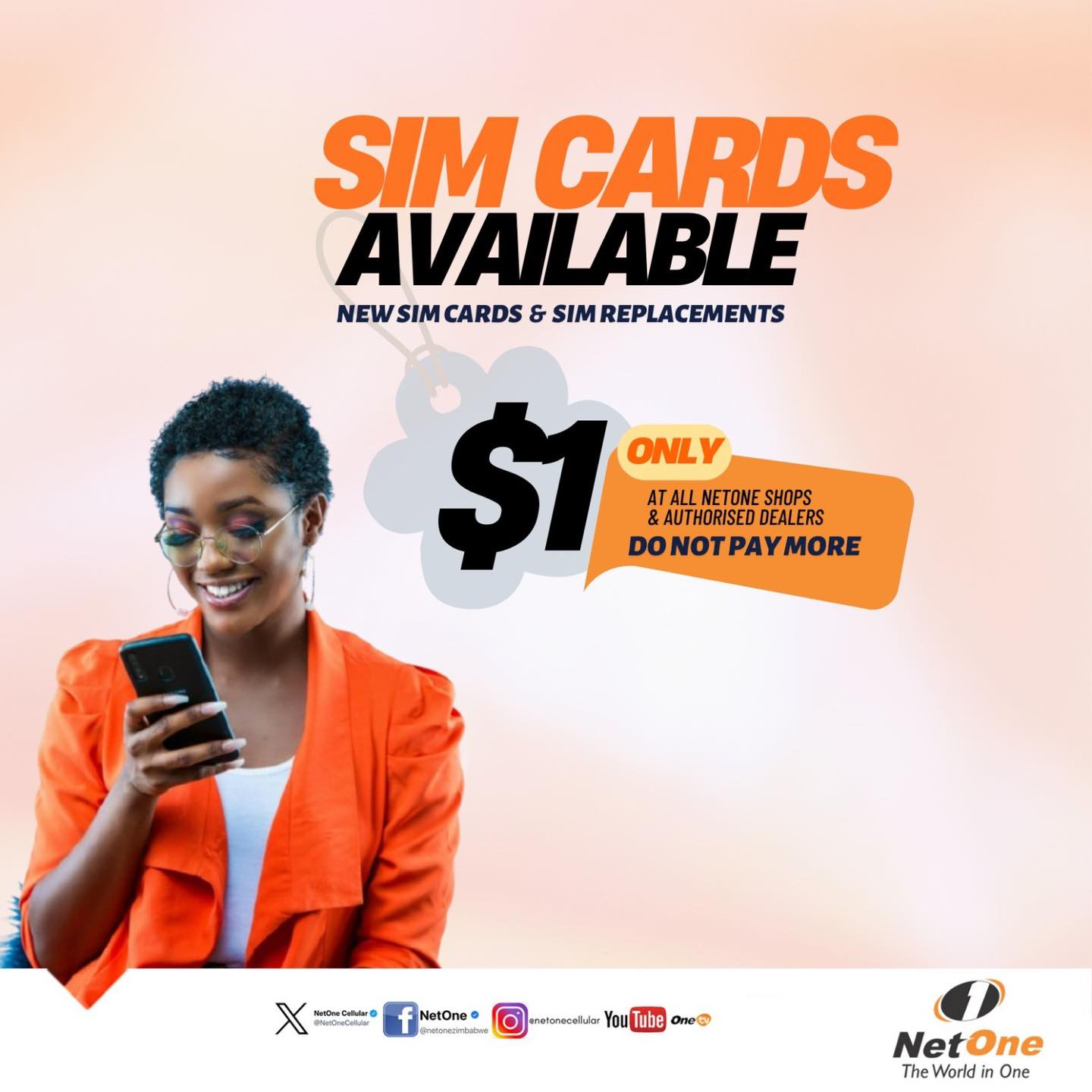 NetOne - Your connection starts here with a NetOne SIM... | Facebook