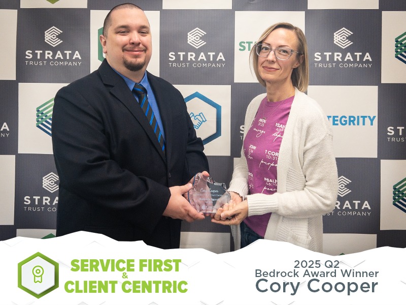 STRATA - 🎉 Big congratulations to Cory Cooper, our newest Bedrock Award ...