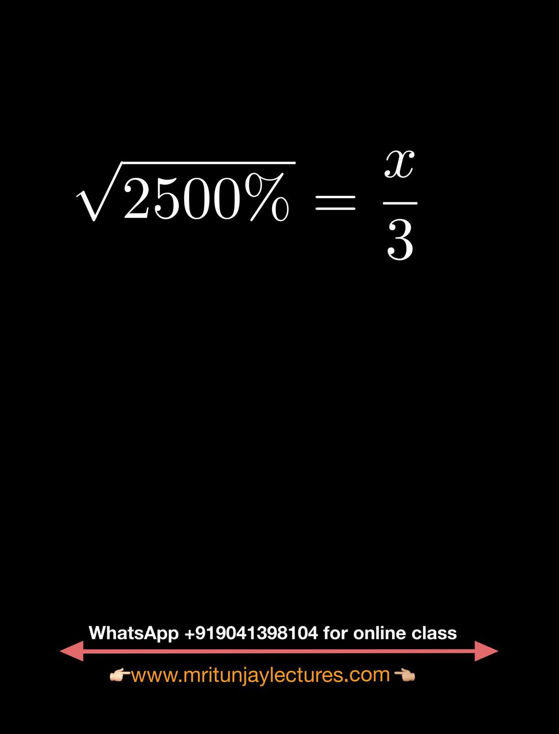Simplify #mathematics... - Mritunjay Lectures | Facebook
