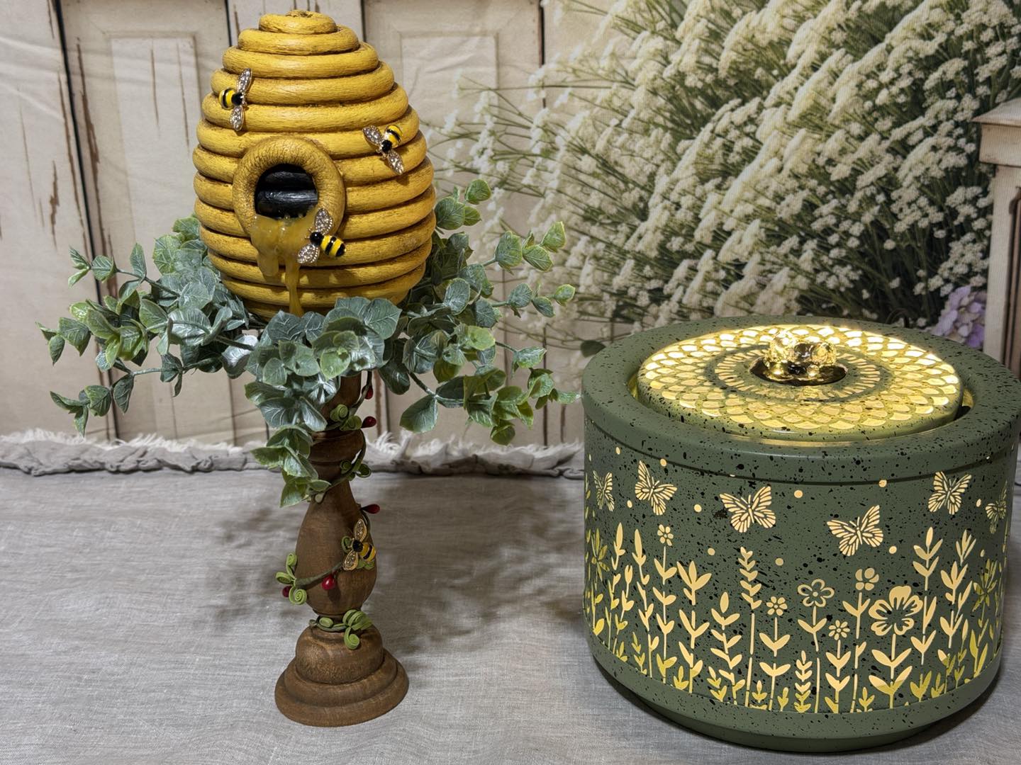 The Crafty - One bee hive complete lol. I am going to try and go 