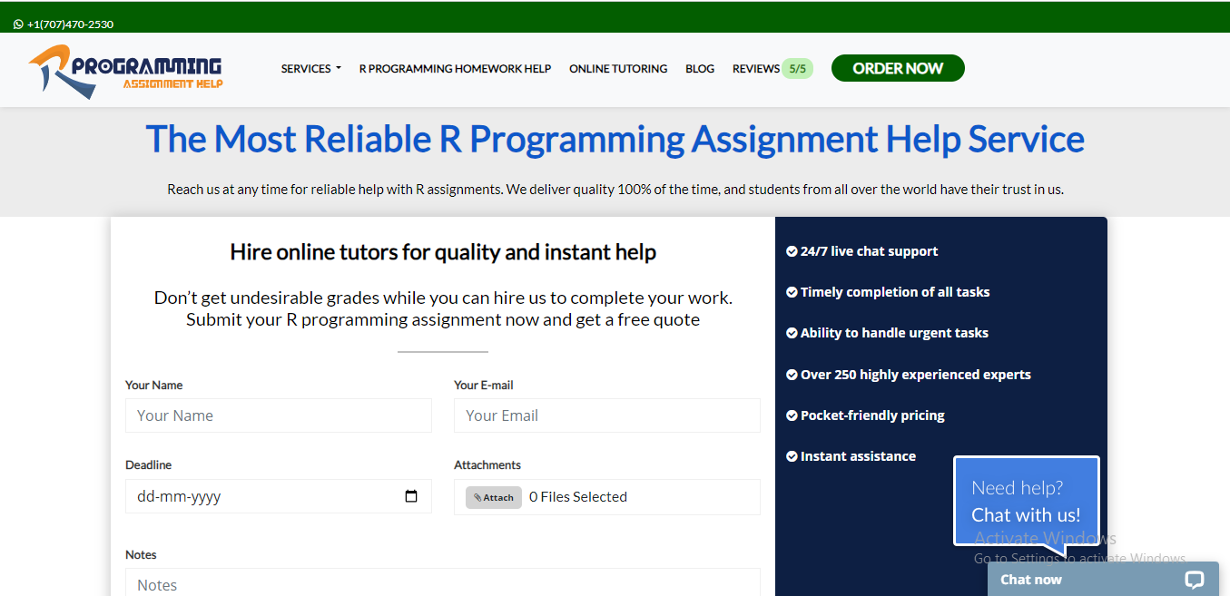 R Programming Assignment Help | California City CA