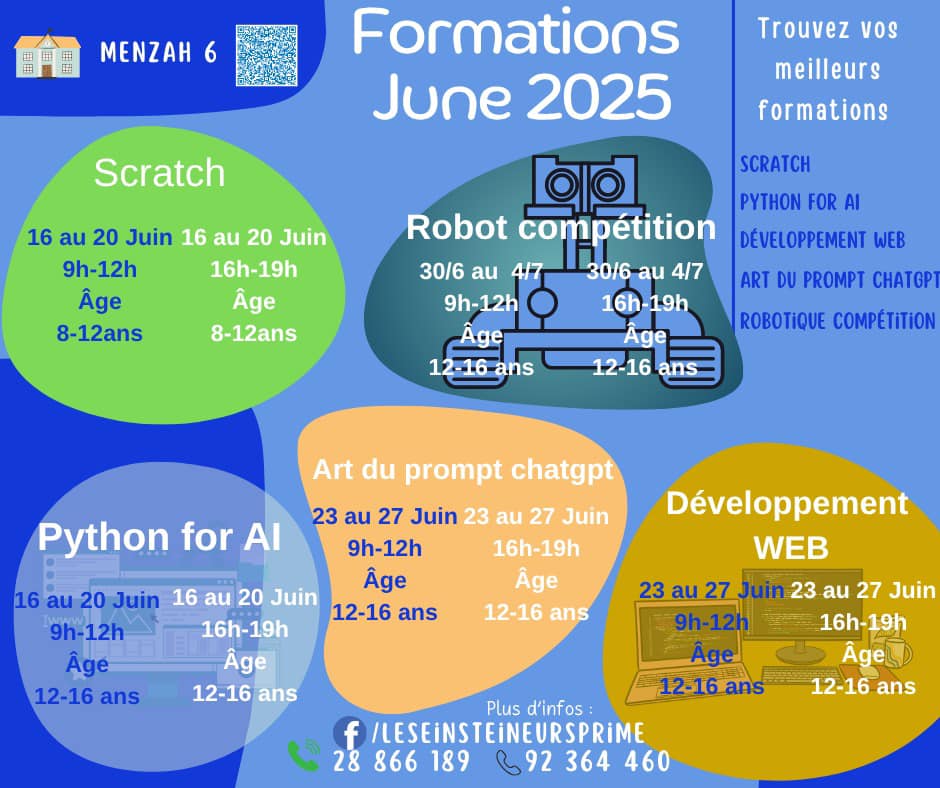 🎓 Formations Juniors – Juin 🚀... - Les Einsteineurs Prime | Facebook