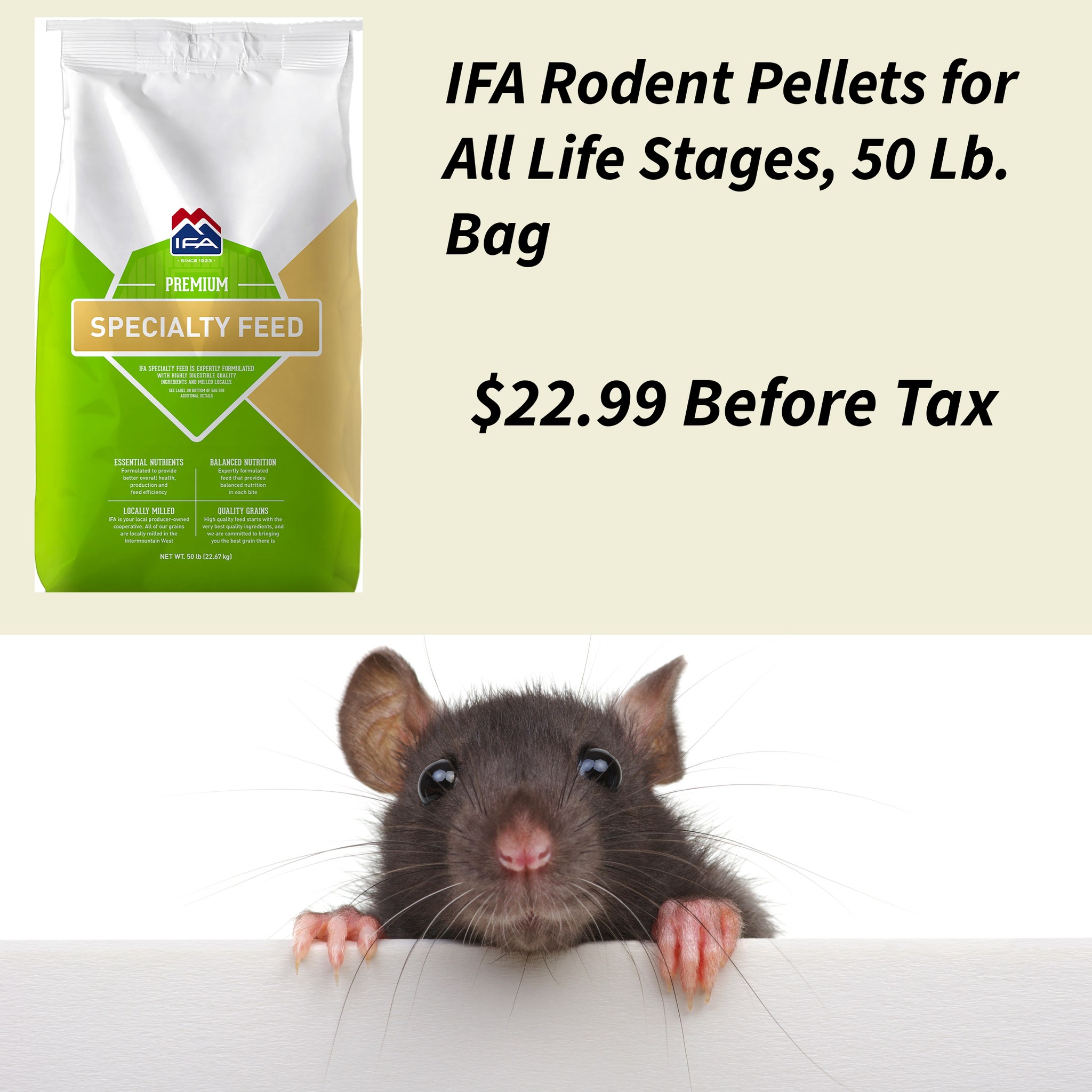 🐭 Got rodents? We’ve got the feed!... - Las Vegas Horse Ranch | Facebook