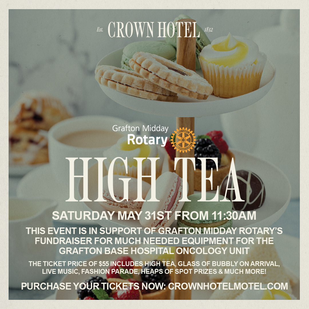 Crown - 🌸 High Tea for a Cause – A Rotary Fundraising Event 🌸 Join us ...