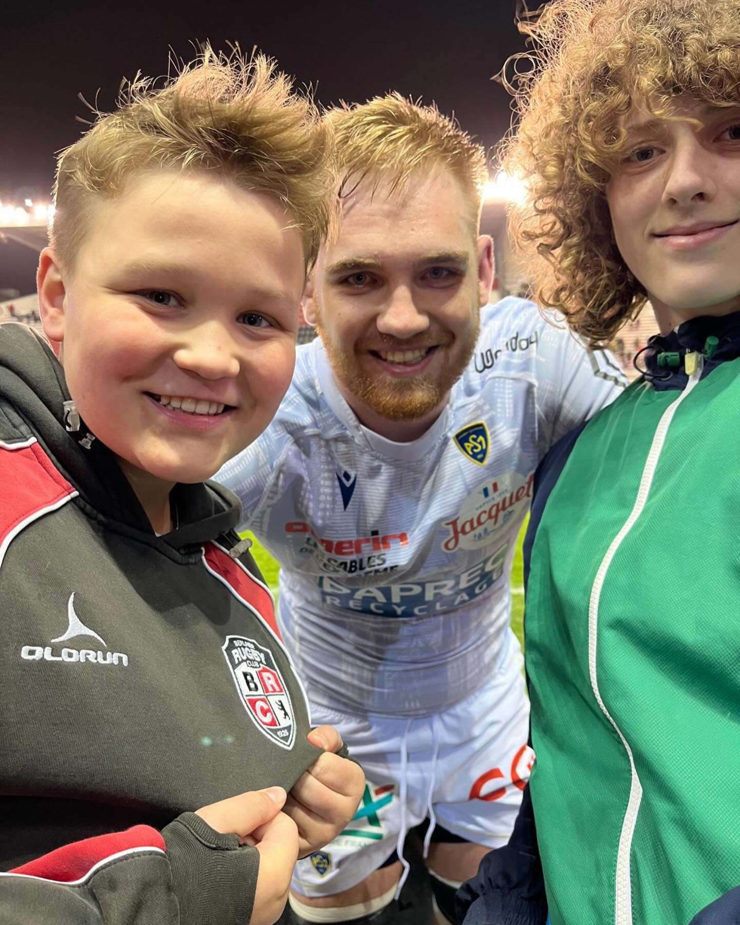 Berliner - Einige BRC-U14-Spieler waren heute Abend im Stade Mayol, um ...