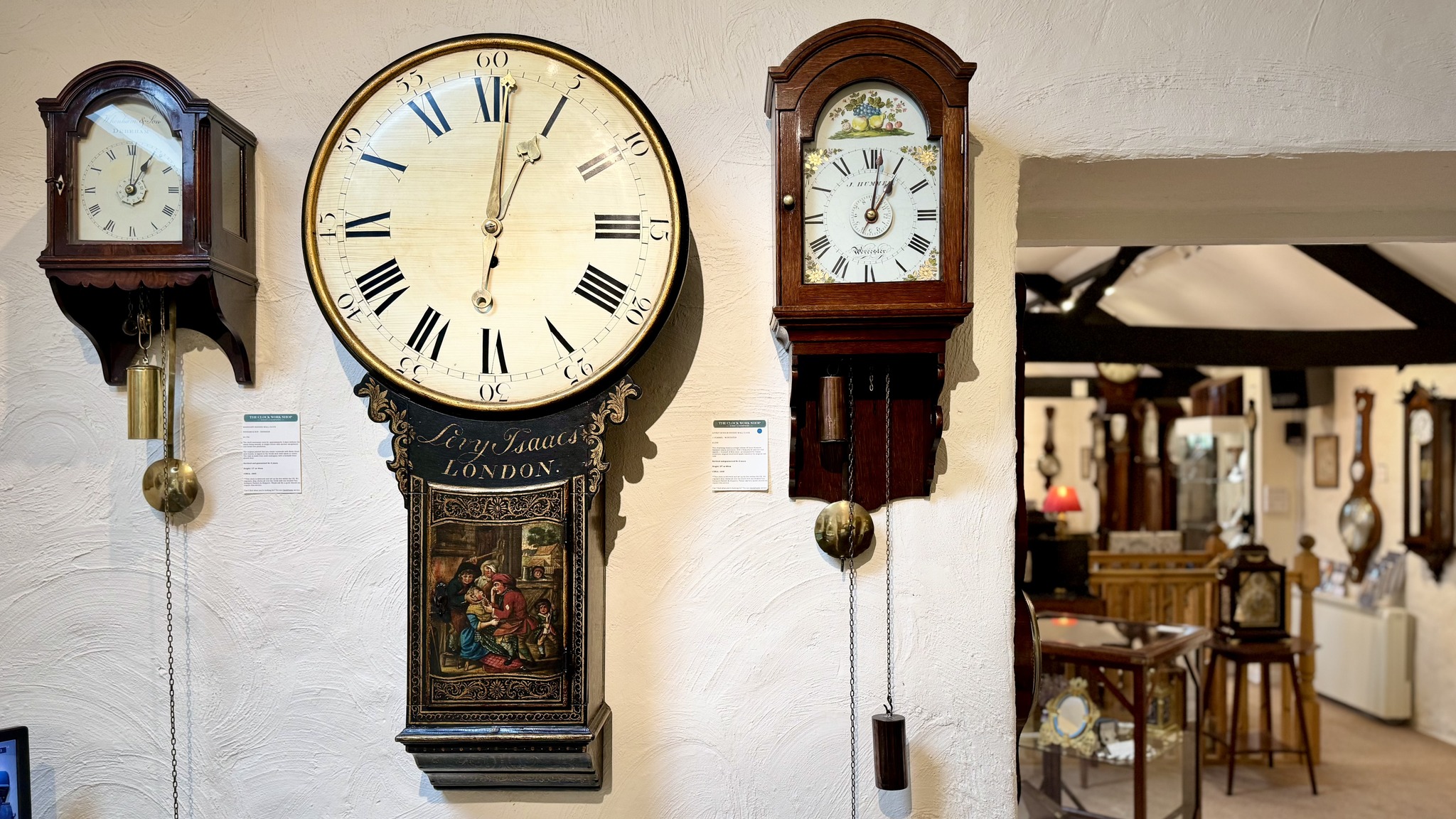 Knight & Gibbins London, English tradition wall clock This is an