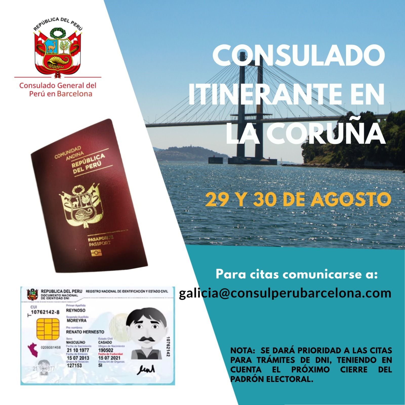 Dokux - 🇵🇪 Atención Comunidad Peruana en Galicia 🇵🇪 El... | Facebook