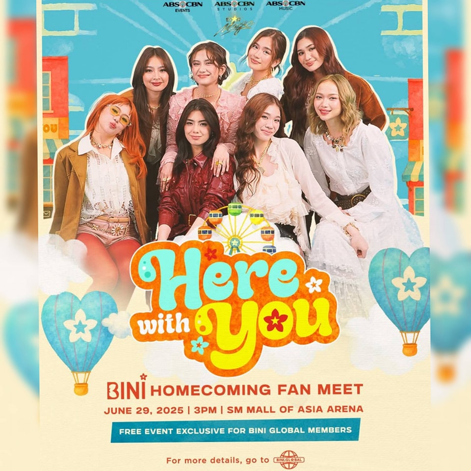 Free Admission! Here With You: BINI... - Philippine Concerts | Facebook