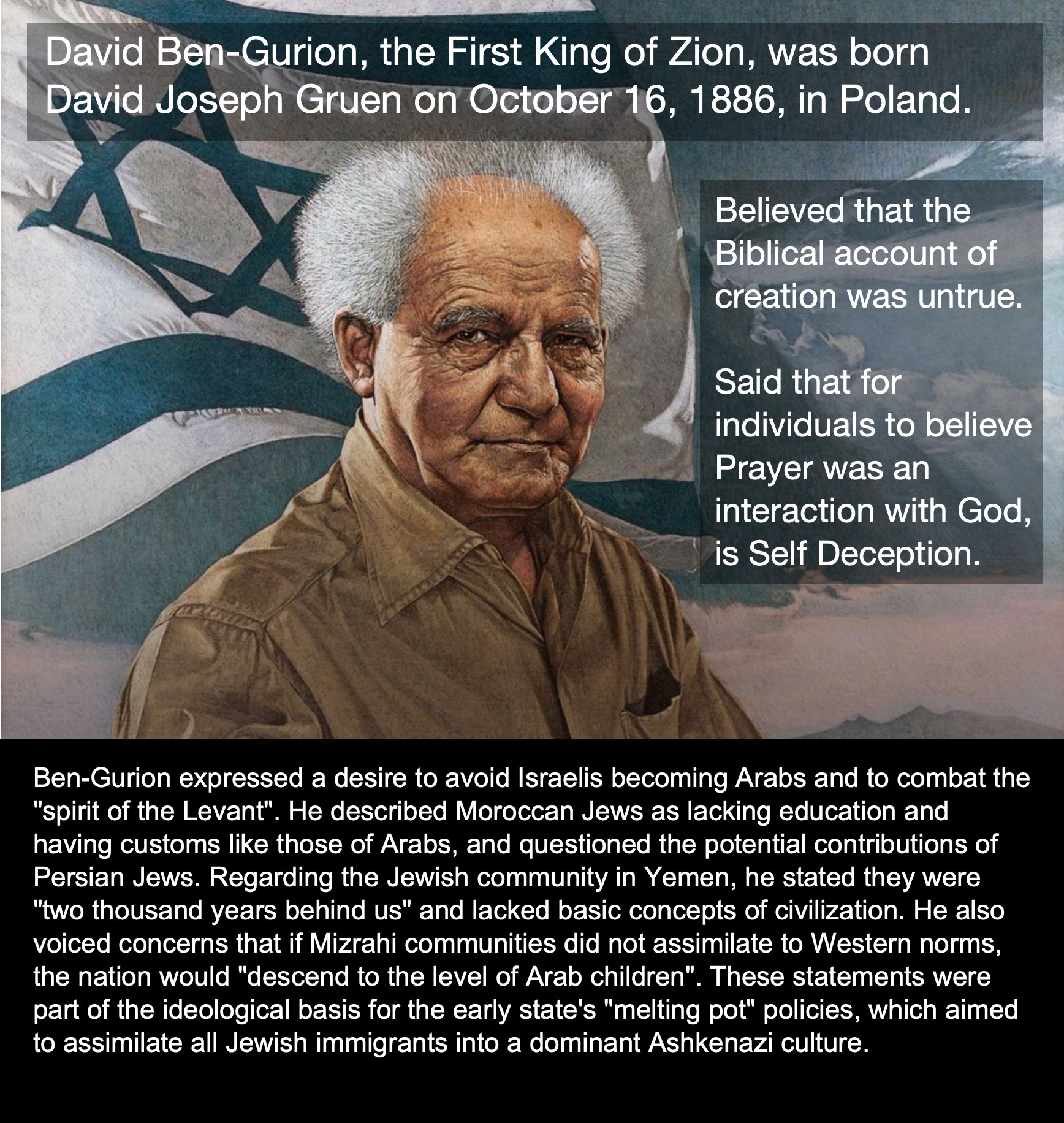 Senator - 𝐈 𝐡𝐞𝐚𝐫𝐝 𝐚 𝐑𝐚𝐛𝐛𝐢 𝐬𝐚𝐲 that the Zionist founders of Israel in ...