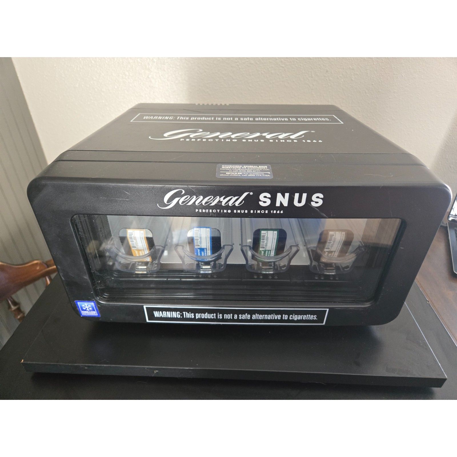 GENERAL Snus Dispenser Tobacco Refrigerated Store Retail Display Unit ...