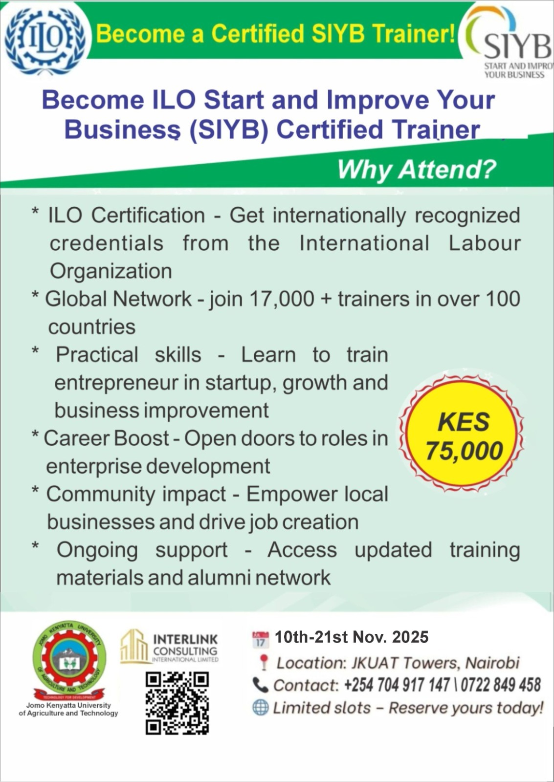Discover - JKUAT, in partnership with International Labour Organization ...