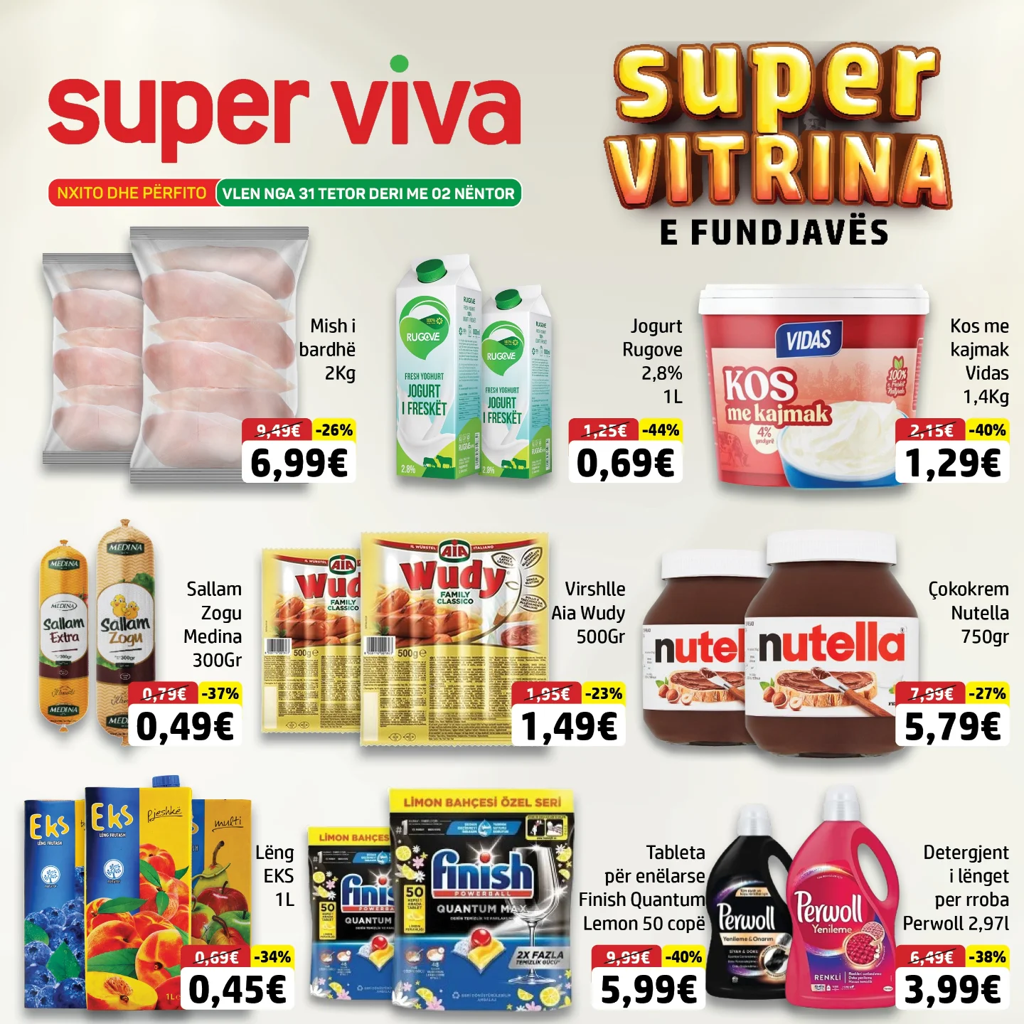 Super Viva - Është koha me u furnizu! ⏰ Super VITRINA e... | Facebook